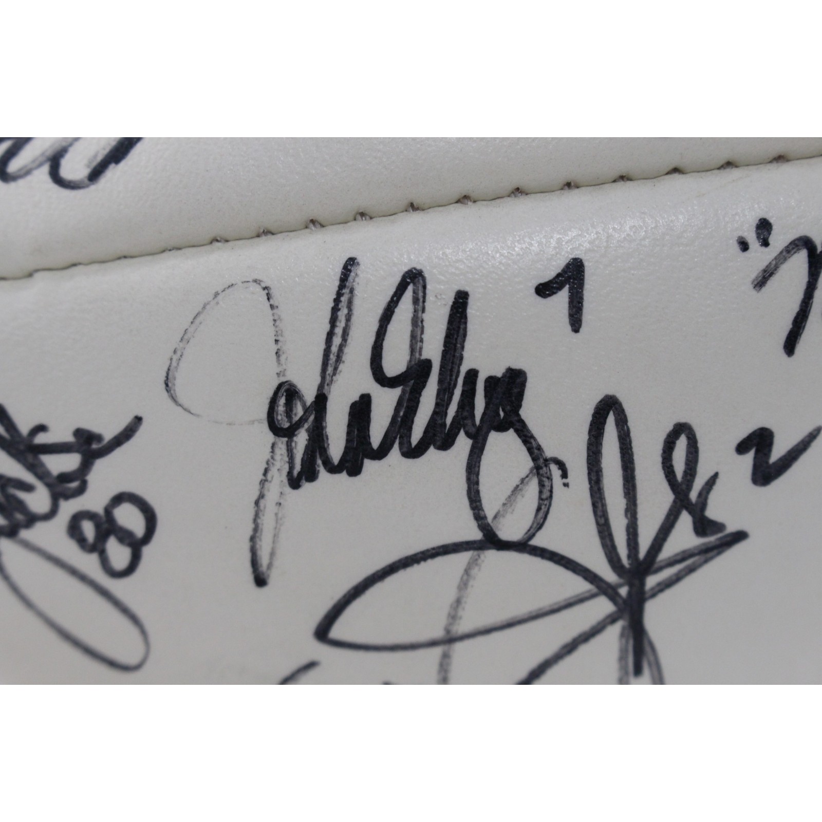 Bowlen Namath Elway Reeves +39 Signed Denver Broncos Football Beckett 55436 6 Bowlen Namath Elway Reeves +39 Signed Denver Broncos Football Beckett 55436