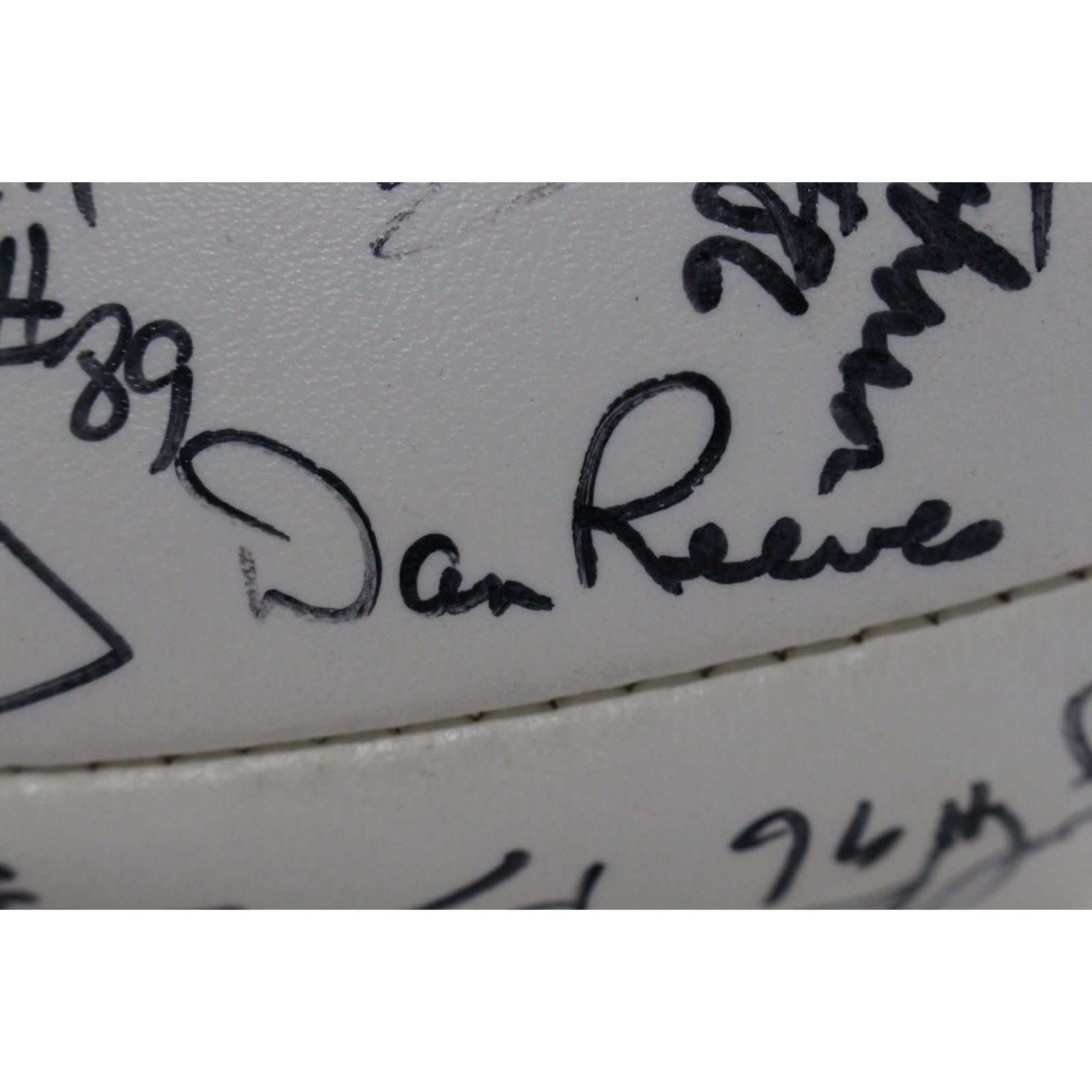 Bowlen Namath Elway Reeves +39 Signed Denver Broncos Football Beckett 55436 7 Bowlen Namath Elway Reeves +39 Signed Denver Broncos Football Beckett 55436