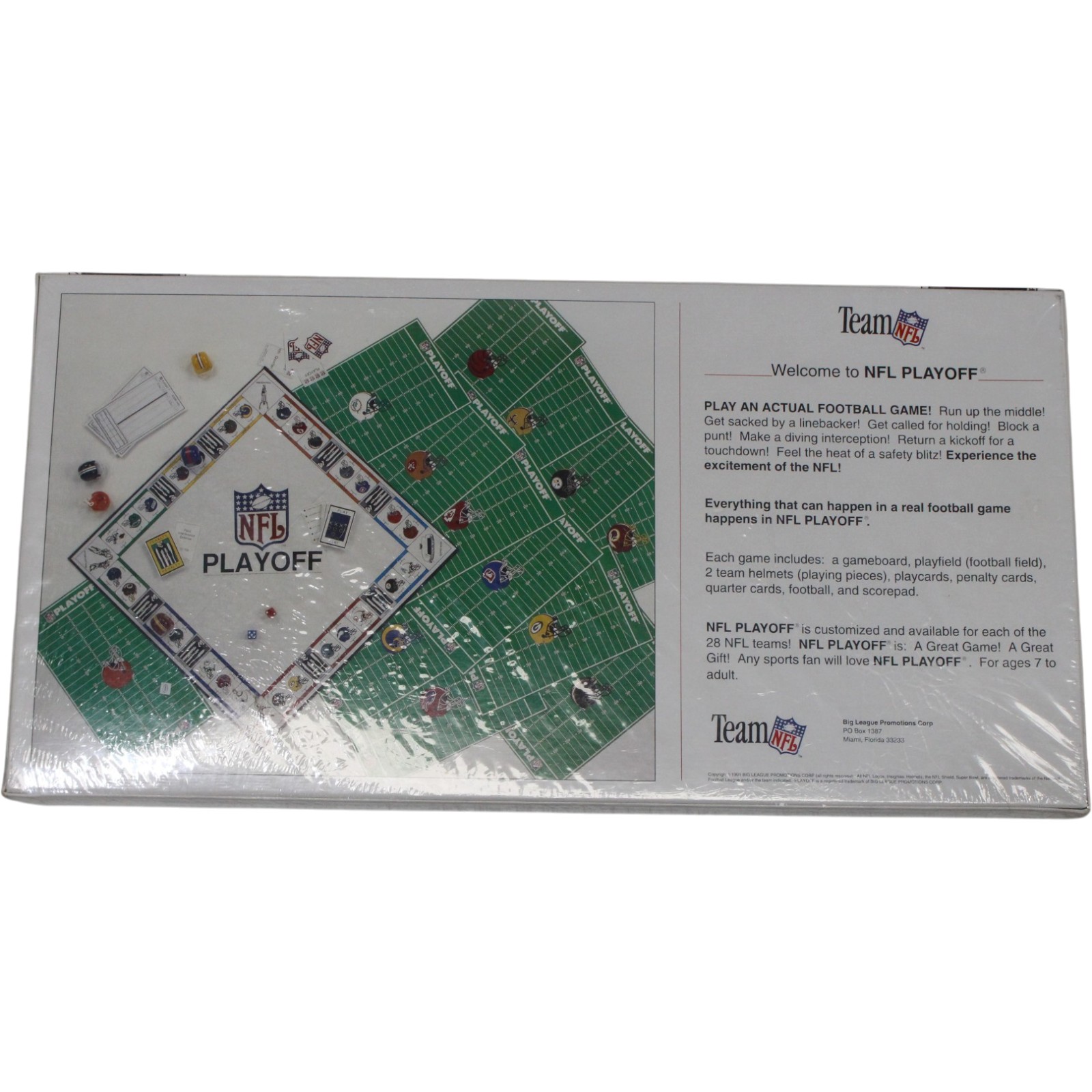 Denver Broncos NFL Collectible Football Playoff 1991 Board Game 55489
