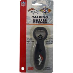 Denver Broncos Talking Bottle Opener Needs Batteries Collectible AS IS 55498