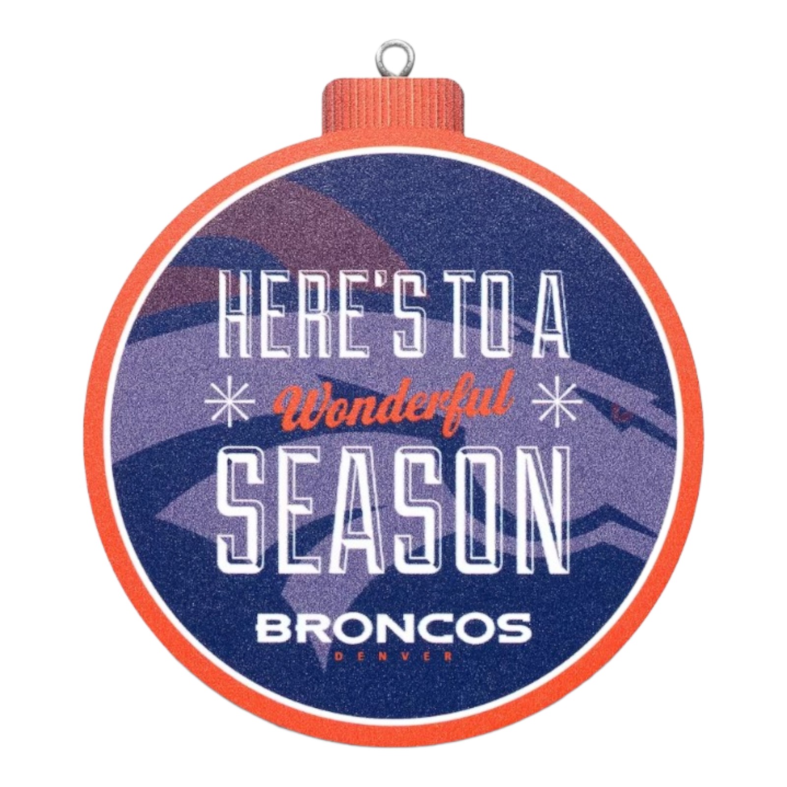 Denver Broncos 3D Bulb Fan Ornament Seasonal