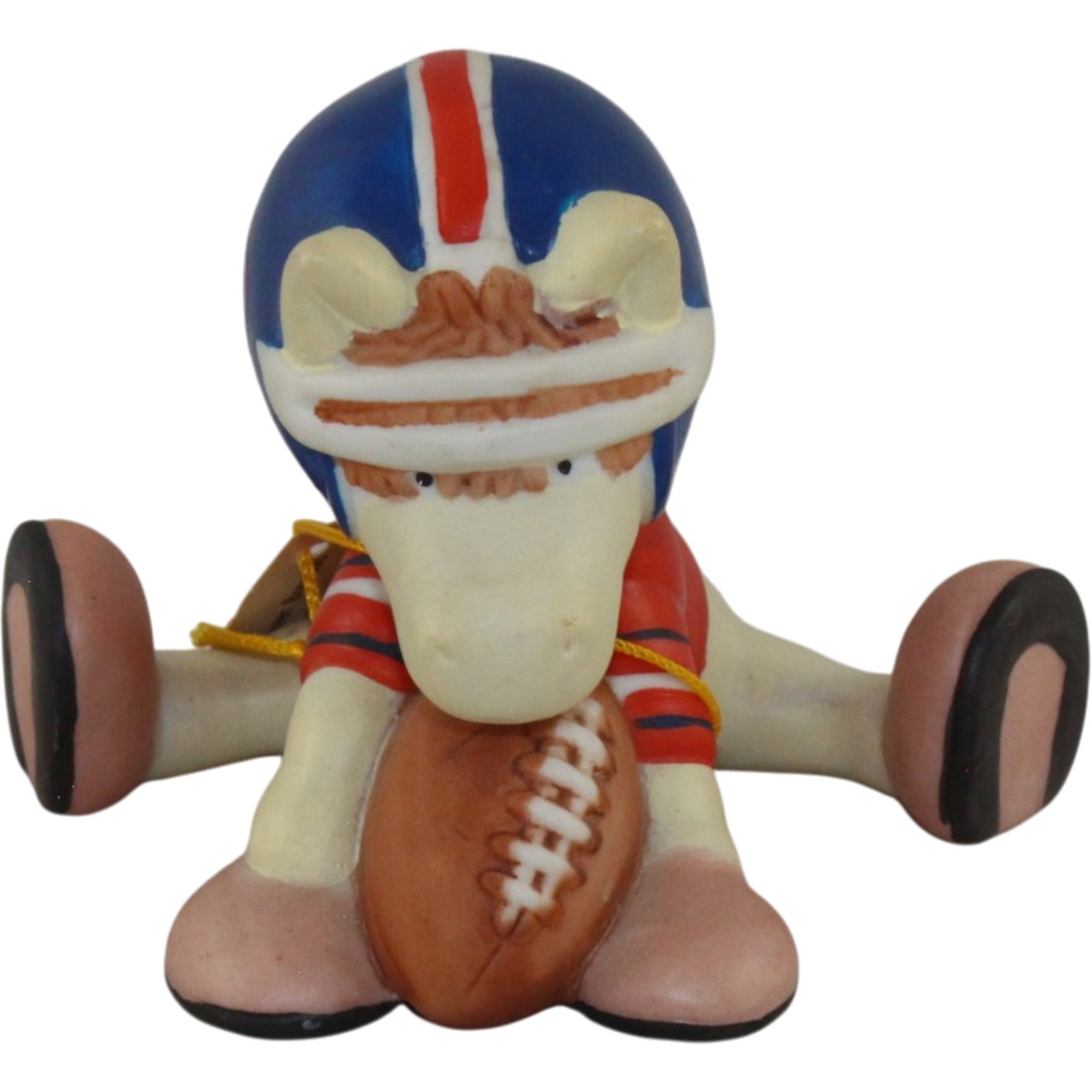 Denver Broncos Papel Collectible Mascot Figurine 1983 Huddles Porcelain 55499