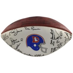 Denver Broncos 1980's Facsimile Throwback Wilson Logo Football Deflated 55746