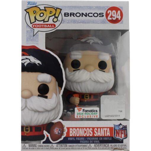 Denver Broncos Santa Claus Funko Pop! #294 48655