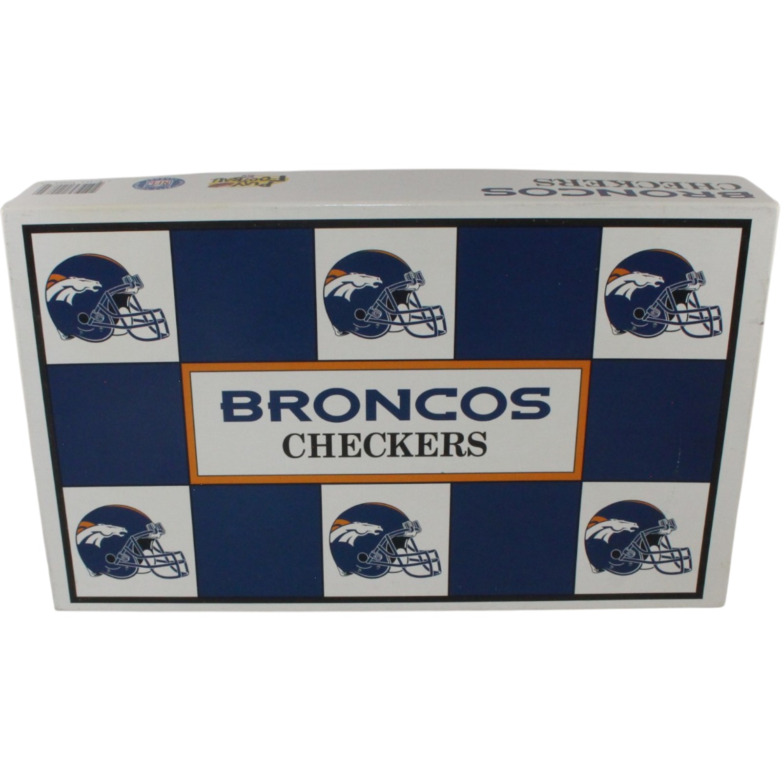 Denver Broncos 1993 Checkers Board Games Not Sealed Box Collectible 55485