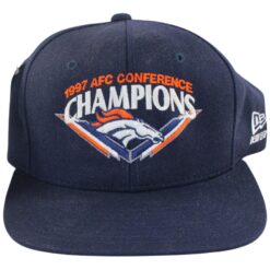 Denver Broncos 1997 AFC Champions Blue New Era Snapback Hat 55723