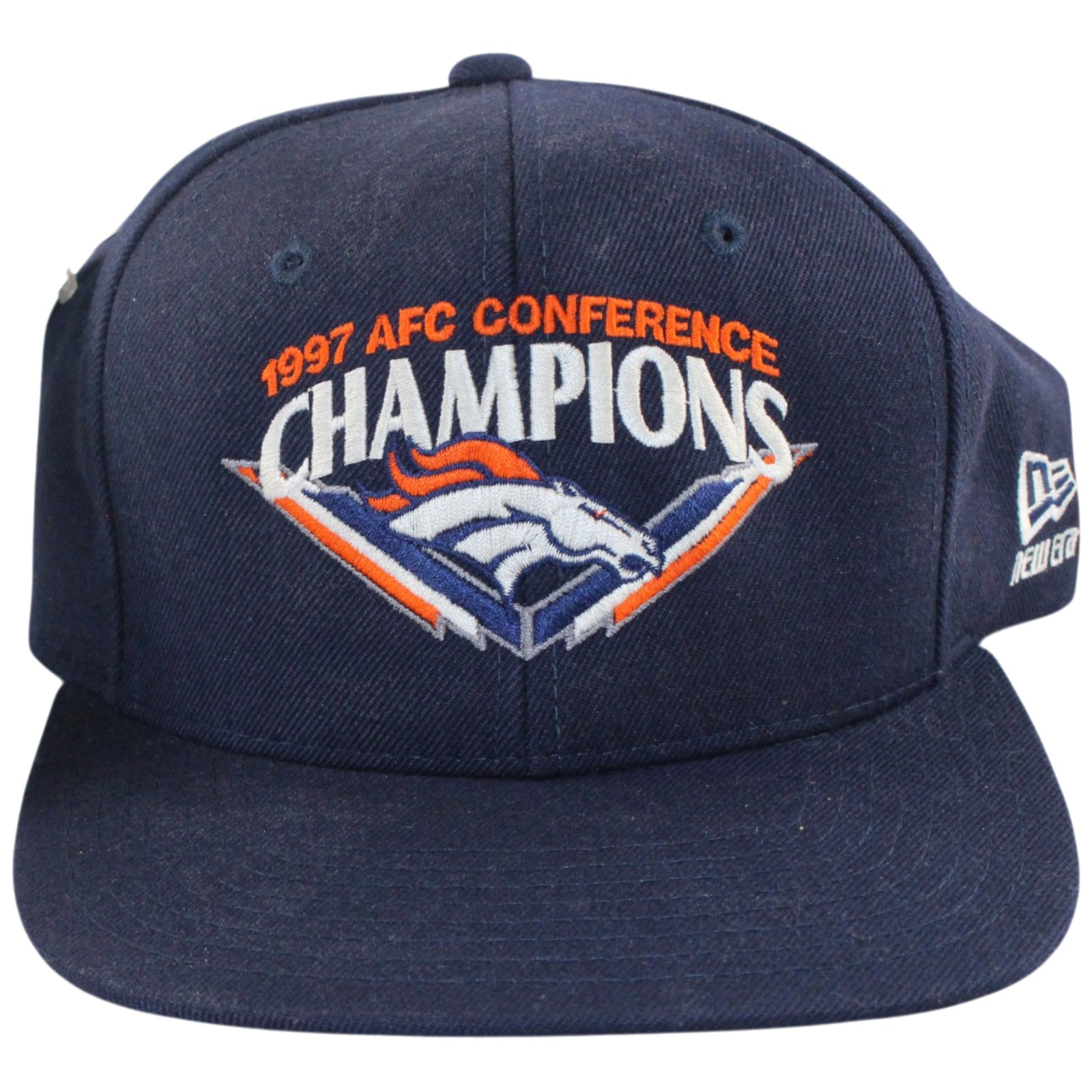 Denver Broncos 1997 AFC Champions Blue New Era Snapback Hat 55723