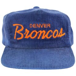 Denver Broncos Vintage Navy Blue "The Cord" Corduroy Style Adjustable Hat 55700