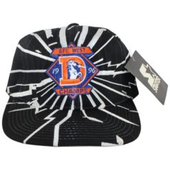 Denver Bronncos Starter 1996 AFC West Champions "Collision" Snapback Hat 55696