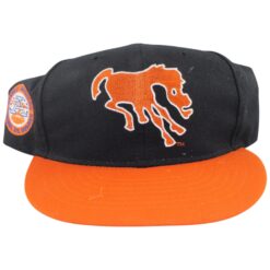 Denver Broncos Vintage Black Throwbacks Drunken Horse Snapback Hat 55690
