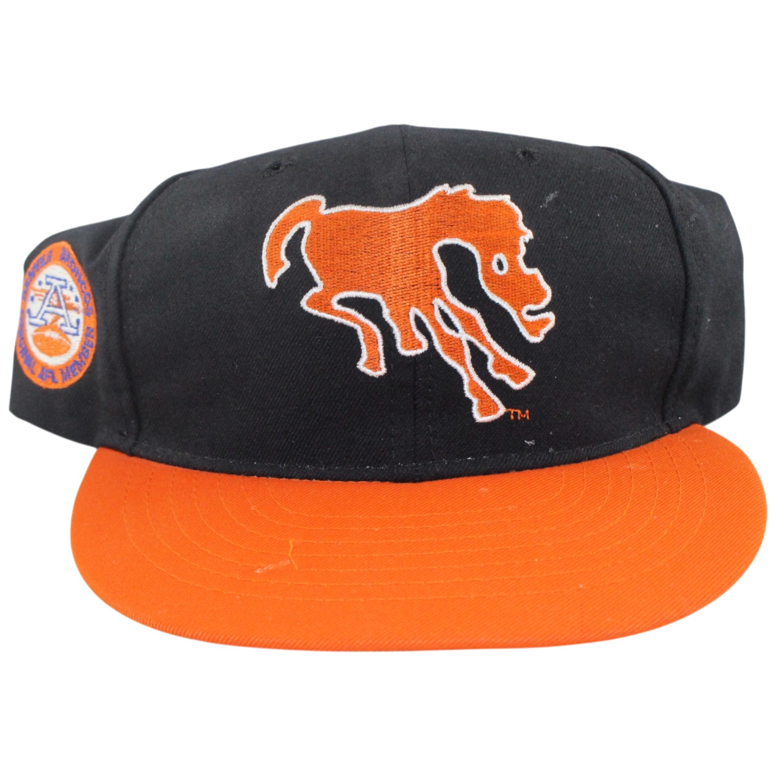 Denver Broncos Vintage Black Throwbacks Drunken Horse Snapback Hat 55690