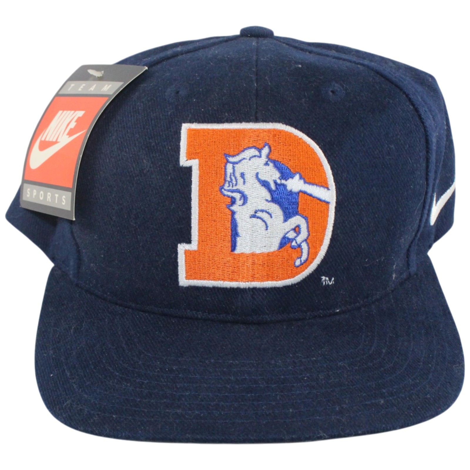 Denver Broncos Nike Pro Line Blue D-Logo Throwback Snapback Hat 55737