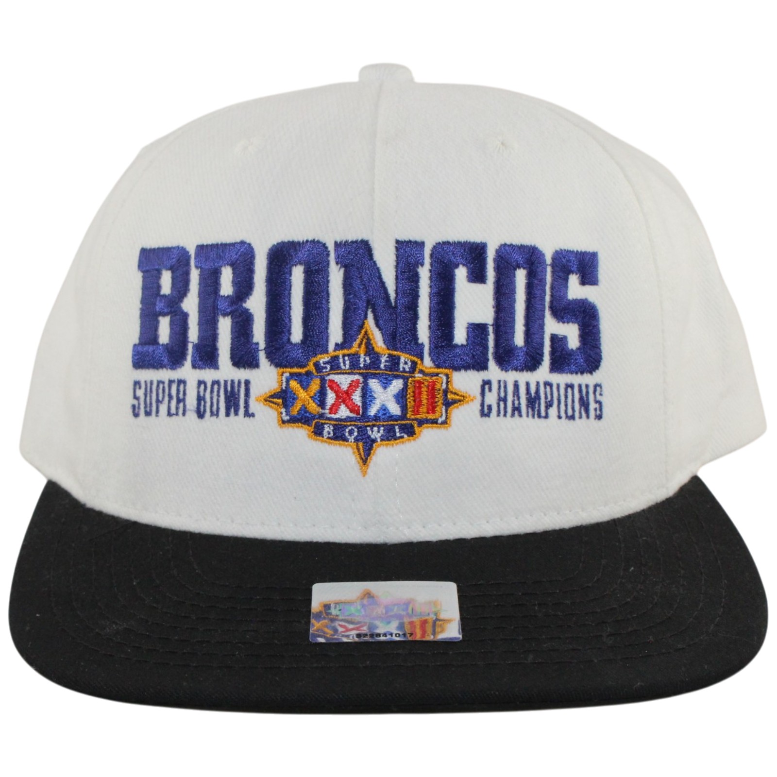 Denver Broncos Nike White Stacked Super Bowl XXXIII Champions Snapback Hat 55710