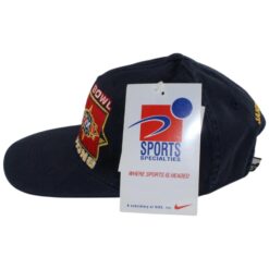 Denver Broncos Blocked Logo Blue Super Bowl XXXIII Adjustable Hat 55714