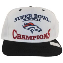 Denver Broncos Super Bowl XXXII Champions Black/White Snapback Hat 55719