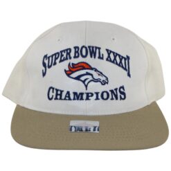 Denver Broncos Super Bowl XXXIII Champions Gameday White/Tan Snapback Hat 55712