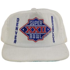 Denver Broncos Super Bowl XXII vs. Redskins Corduroy Style Adjustable Hat 55699