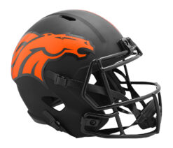 Denver Broncos Full Size Eclipse Speed Replica Helmet New In Box 26135