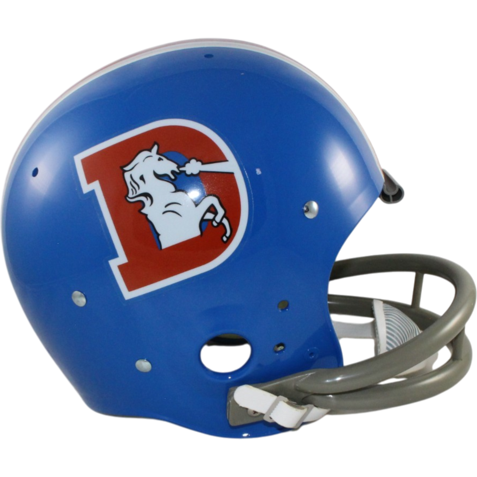 Denver Broncos Throwback 1968-1974 TK Helmet Riddell New In Box 35221