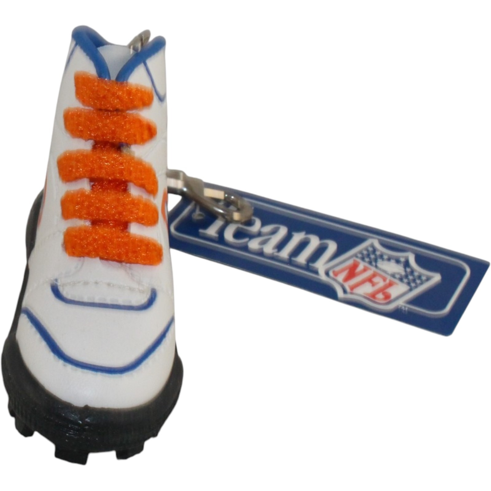 Denver Broncos 1992 Football Cleat Shoe Key Chain Collectible Vintage 57990 5 Denver Broncos 1992 Football Cleat Shoe Key Chain Collectible Vintage 57990