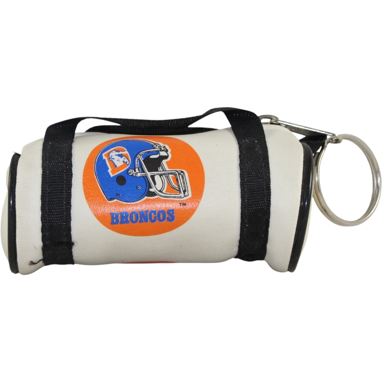 Denver Broncos 1992 Football Duffle Bag Coin Change Holder Collectible 57993 3 Denver Broncos 1992 Football Duffle Bag Coin Change Holder Collectible 57993