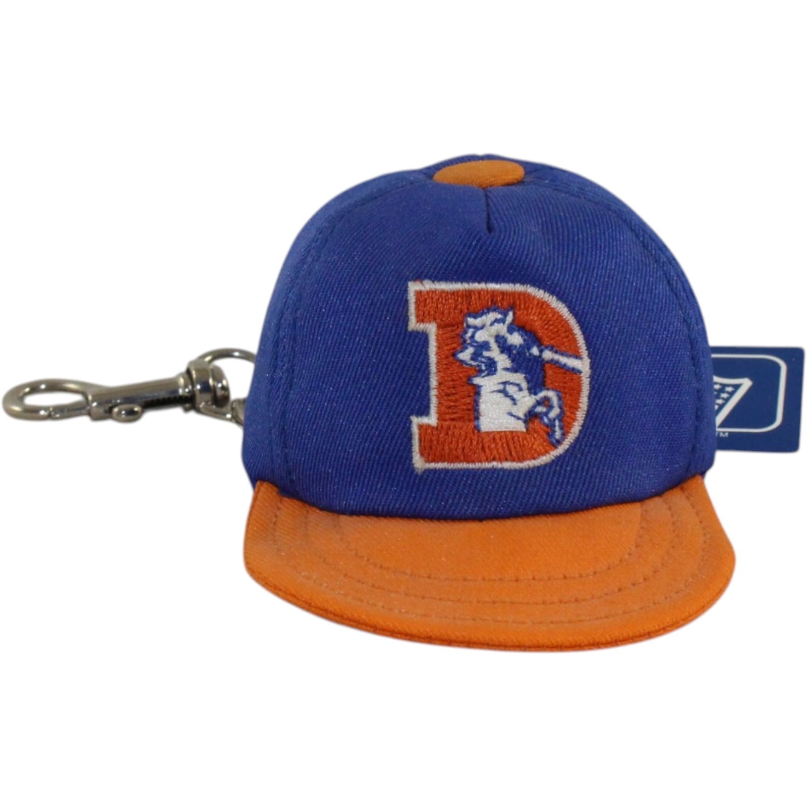 Denver Broncos 1992 Football Helmet Key Ring Coin Holder Collectible 57989