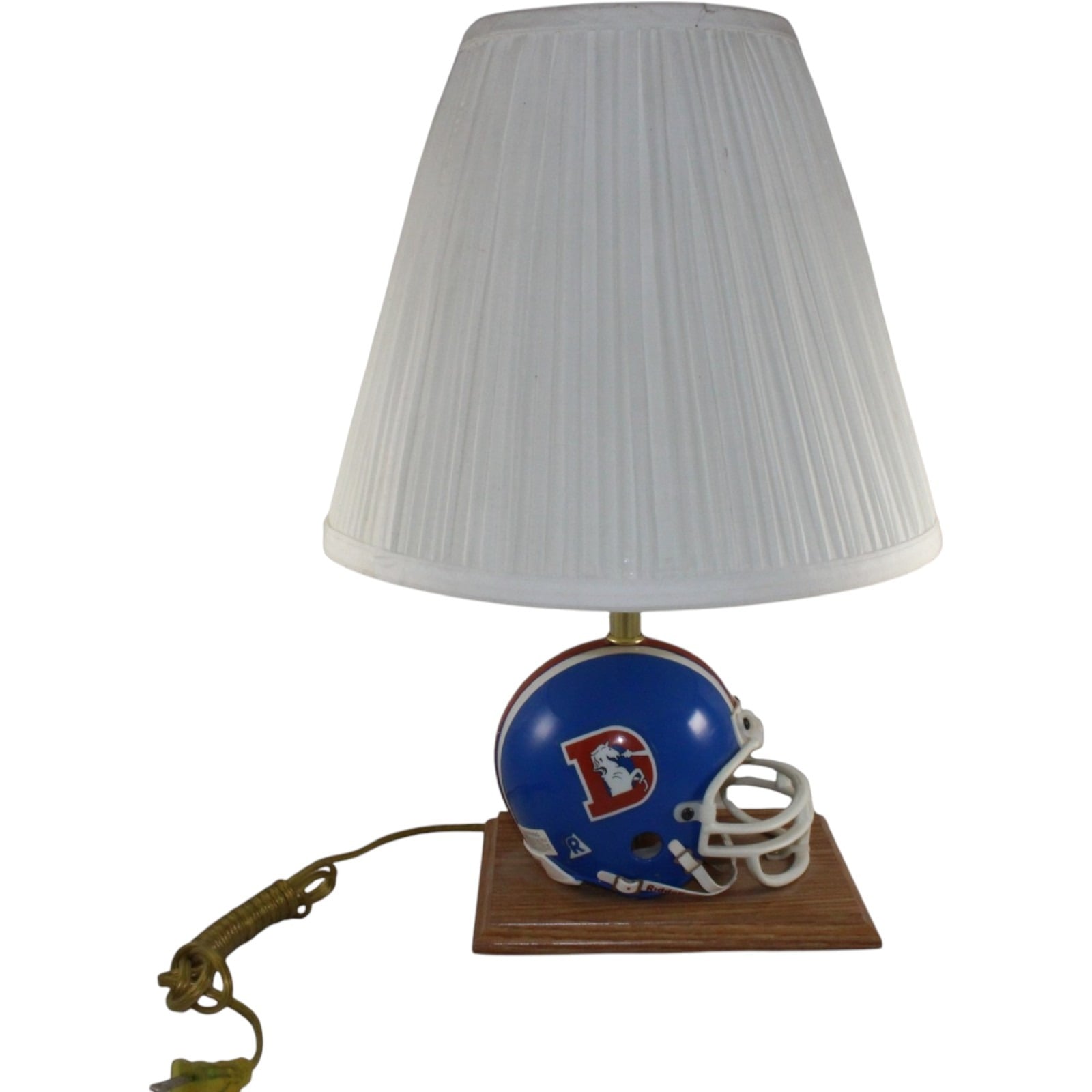 Denver Broncos Vintage Home D?cor Desk Lamp Mini Helmet D Logo 57507