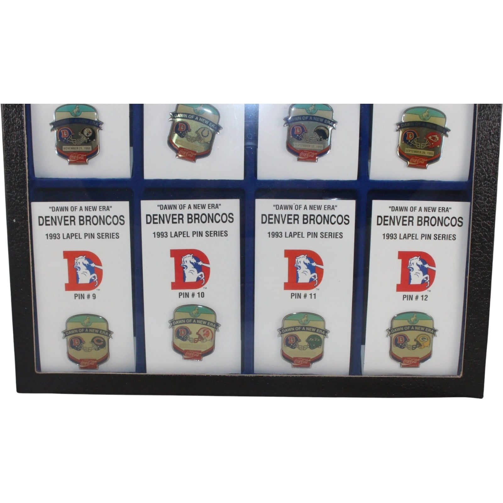 Denver Broncos 1993 Lapel Pin Series Set of 12" Dawn of New Era 57844 2 Denver Broncos 1993 Lapel Pin Series Set of 12" Dawn of New Era 57844