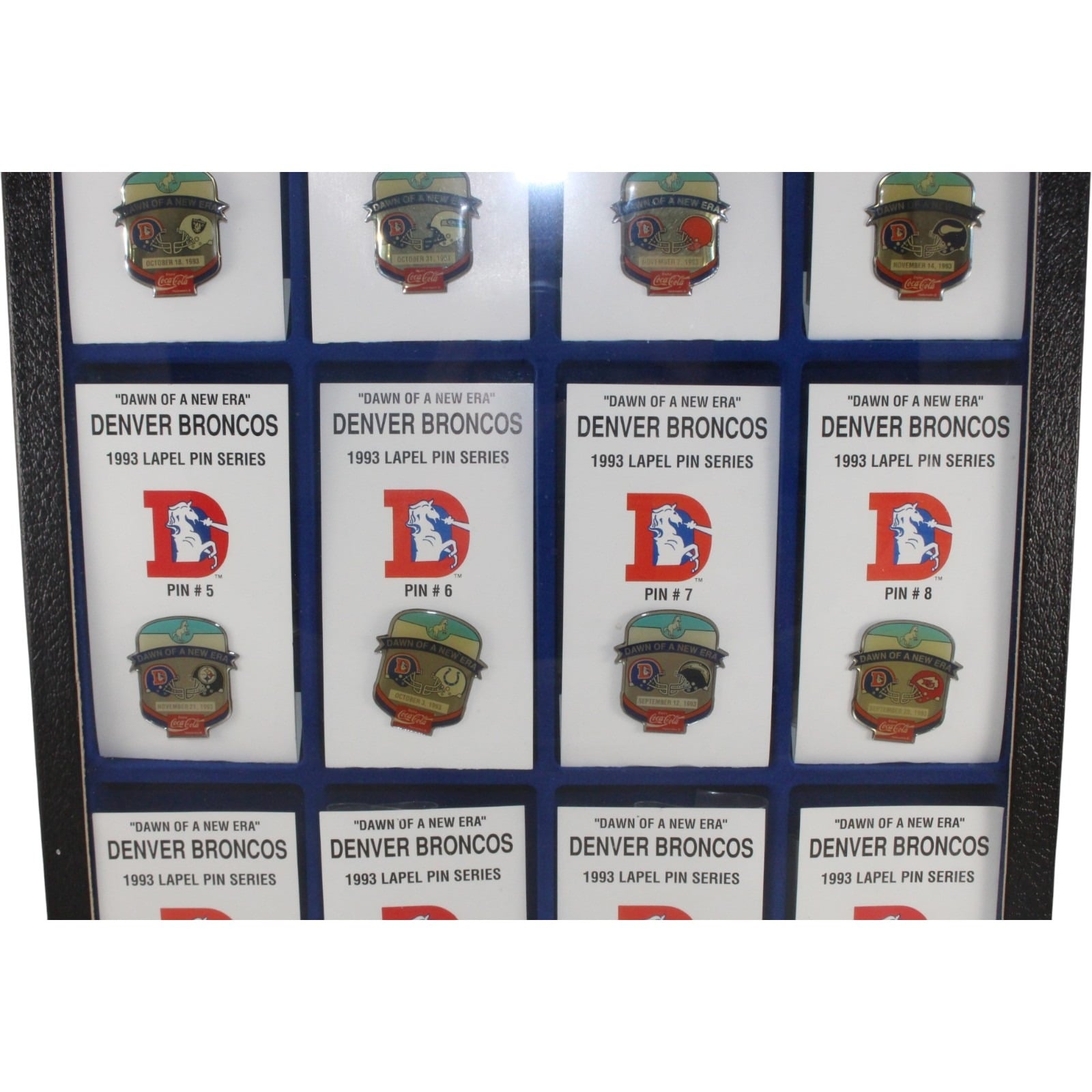 Denver Broncos 1993 Lapel Pin Series Set of 12" Dawn of New Era 57844 3 Denver Broncos 1993 Lapel Pin Series Set of 12" Dawn of New Era 57844