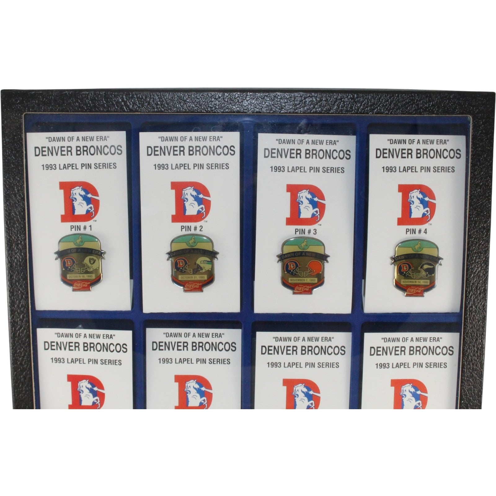 Denver Broncos 1993 Lapel Pin Series Set of 12" Dawn of New Era 57844 4 Denver Broncos 1993 Lapel Pin Series Set of 12" Dawn of New Era 57844