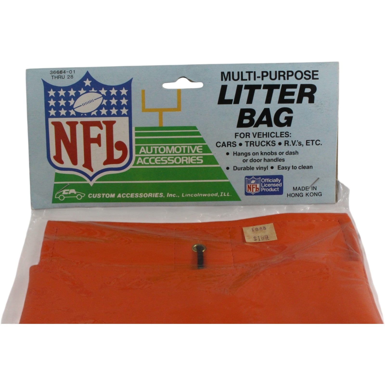Denver Broncos Vintage Vehicle Trash Bag Multi-Purpose Litter Bag 57499 5 Denver Broncos Vintage Vehicle Trash Bag Multi-Purpose Litter Bag 57499