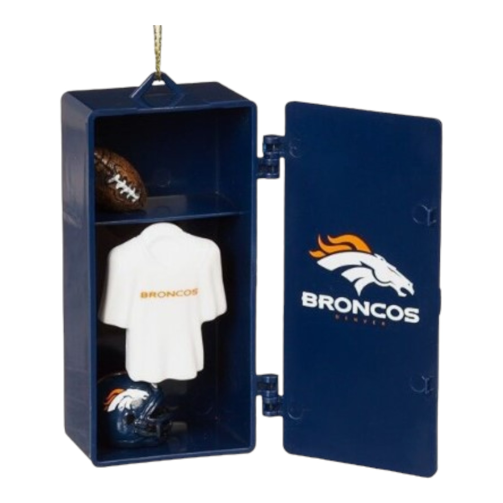 Denver Broncos Team Locker Ornament Seasonal