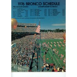 Denver Broncos 1976 Vintage Yearbook Official Publication 55535