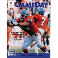 Denver Broncos NFL Gameday Magazine 01/10/1988 vs. Houston Oilers 55531