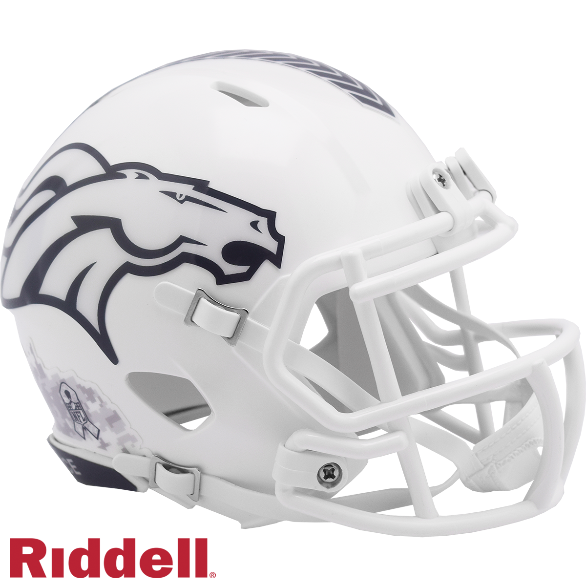 Denver Broncos Riddell New In Box 2024 Salute to Service Mini Helmet 48079