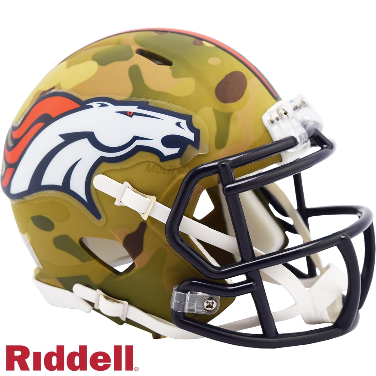Denver Broncos Riddell New In Box Rare Limited Edition Camo Mini Helmet 26456