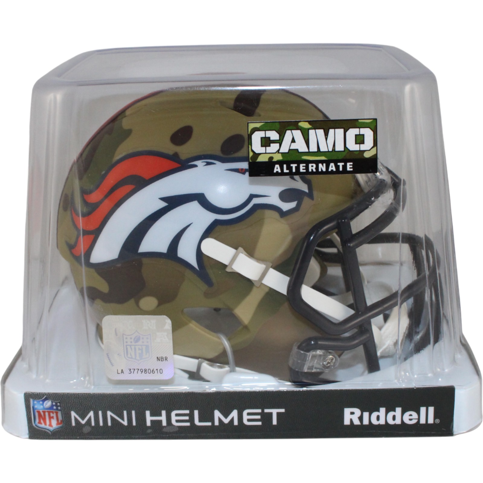 Denver Broncos Riddell New In Box Rare Limited Edition Camo Mini Helmet 26456 2 Denver Broncos Riddell New In Box Rare Limited Edition Camo Mini Helmet 26456
