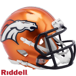 Denver Broncos Flash Speed Mini Helmet Riddell New In Box 30718