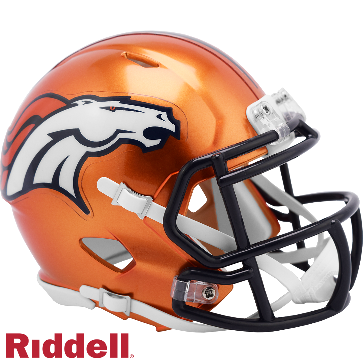 Denver Broncos Flash Speed Mini Helmet Riddell New In Box 30718