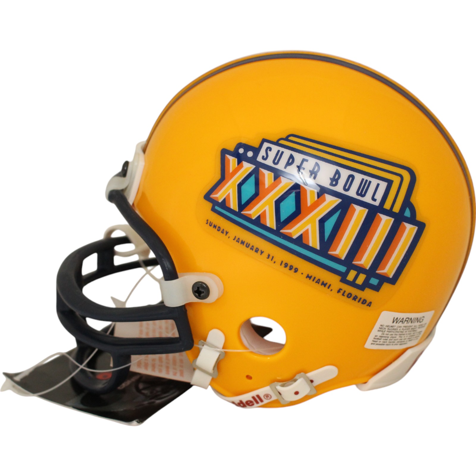 Denver Broncos Super Bowl XXXIII Mini Helmet New In Box 48856