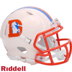 Denver Broncos Retro Riddell Mini Helmet New In Box 55578