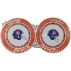Denver Broncos 30 Vintage Paper Plates Sealed Original Packaging 55497