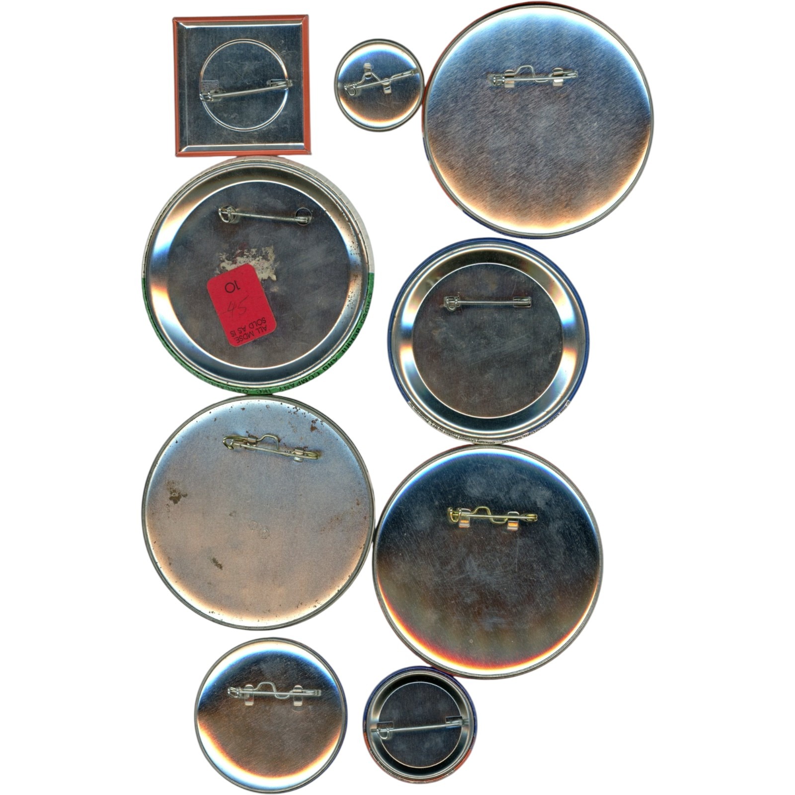 Denver Broncos Vintage 9 Button Lot Collectibles 58007 2 Denver Broncos Vintage 9 Button Lot Collectibles 58007