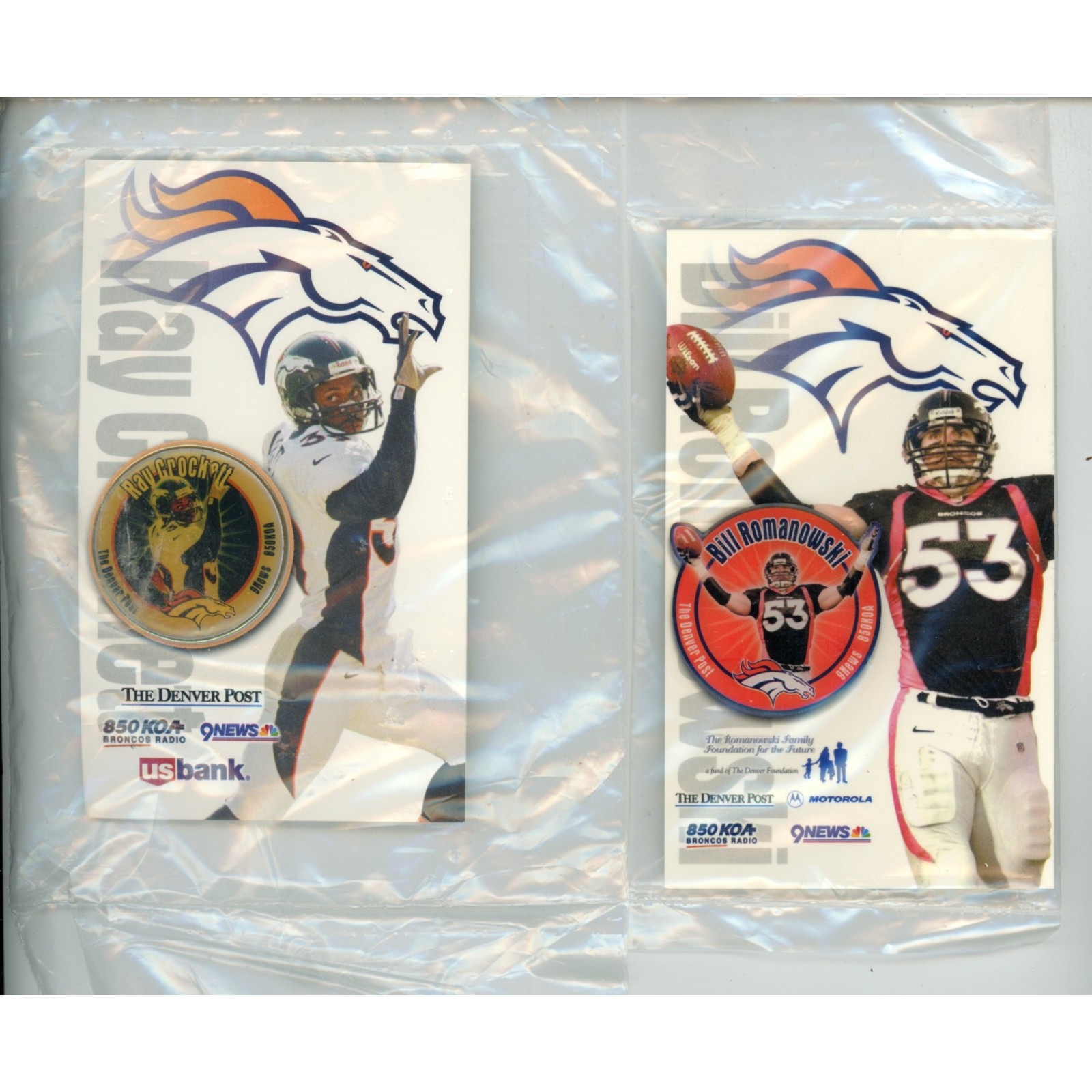 Denver Broncos Denver Post 8 Pin Lot Collectibles 58014 5 Denver Broncos Denver Post 8 Pin Lot Collectibles 58014