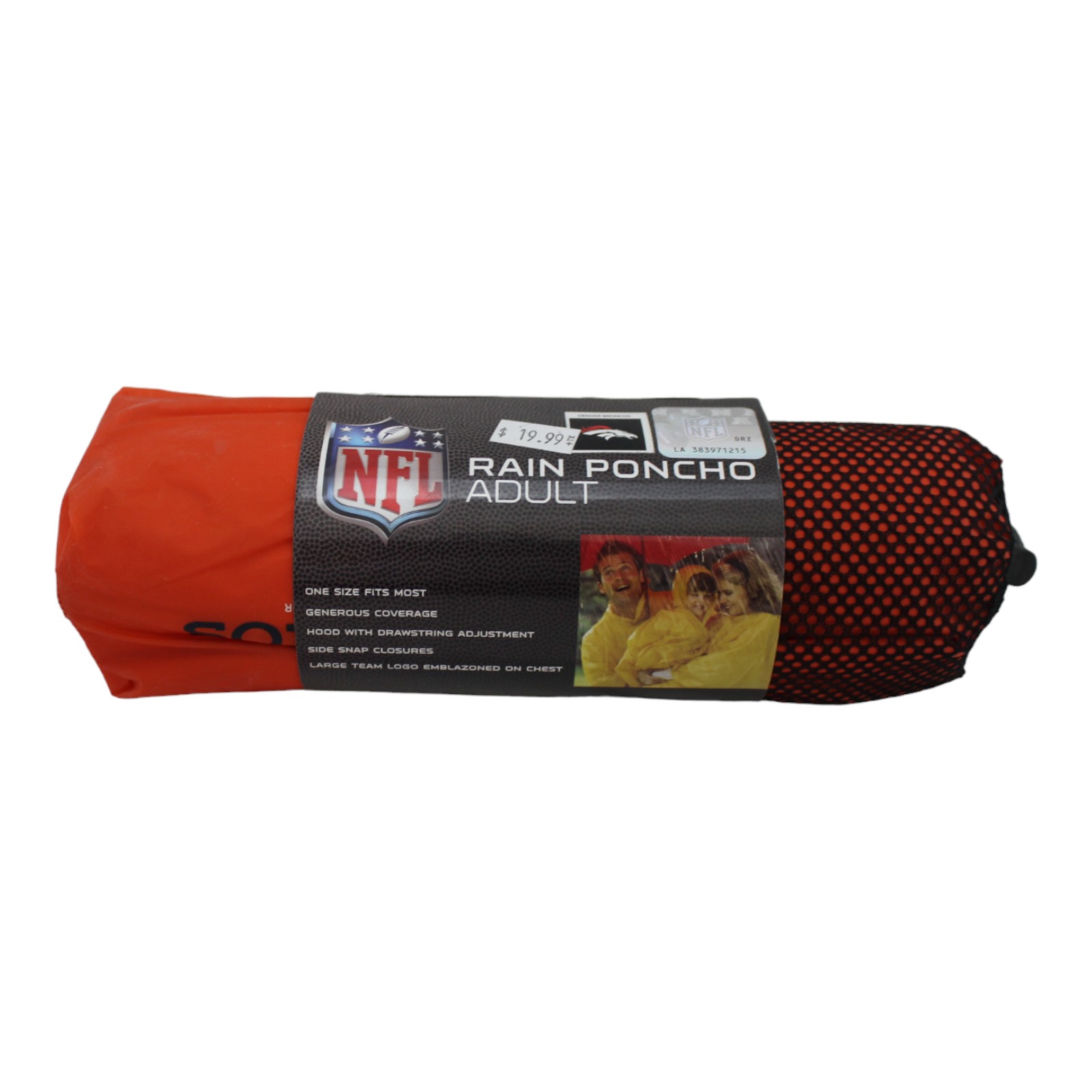 Denver Broncos Team Rain Poncho