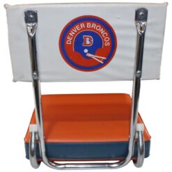 Denver Broncos Vintage Orange Folding Stadium Seat Cushioned Chairs 55679