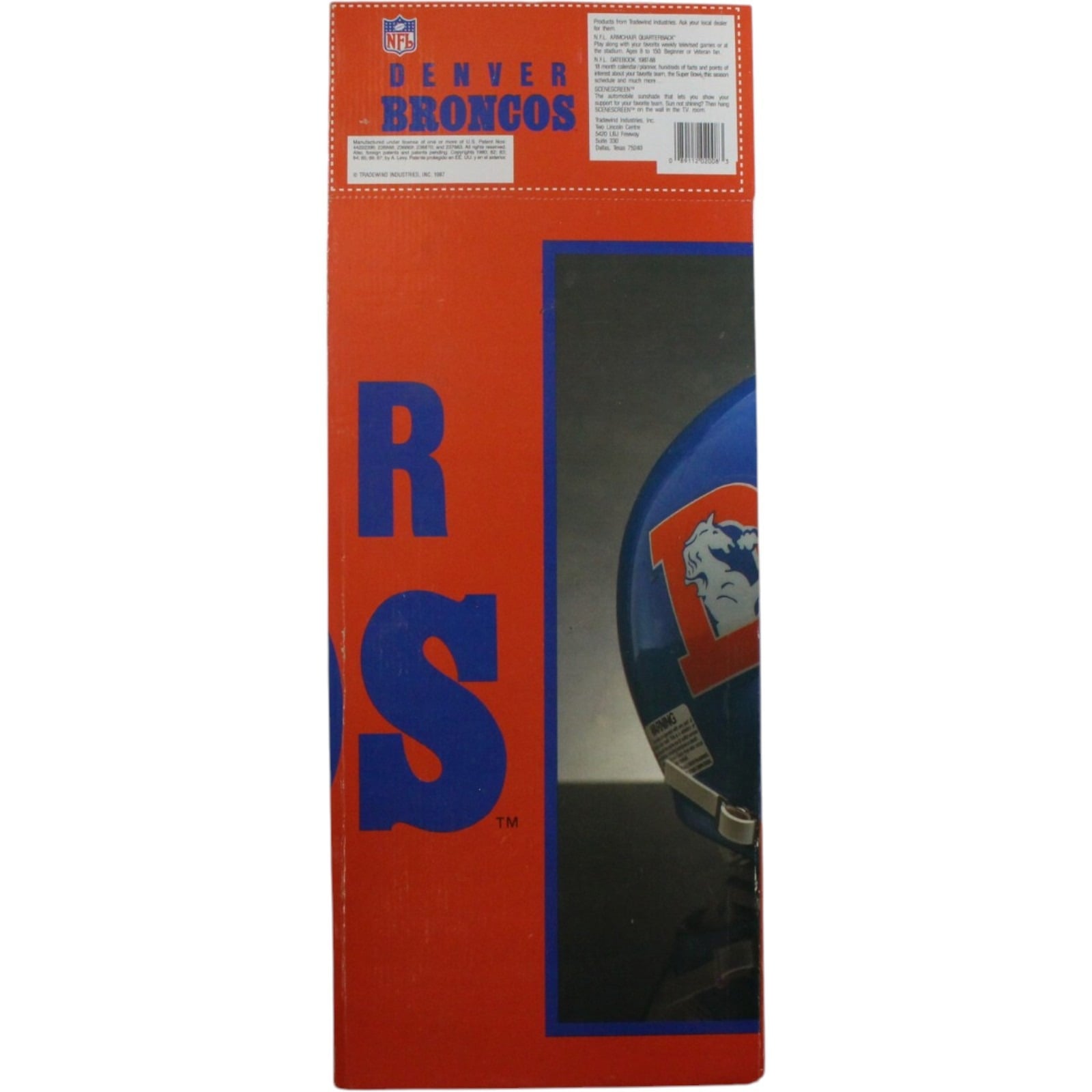 Denver Broncos 1987 Vintage Windshield SceneScreen Sun Shade 57501 4 Denver Broncos 1987 Vintage Windshield SceneScreen Sun Shade 57501