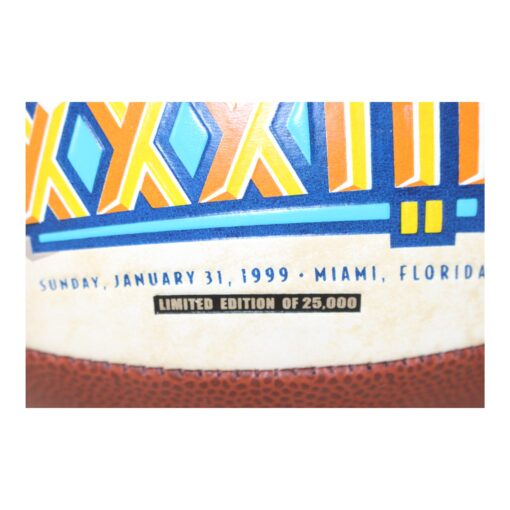 Denver Broncos & Atlanta Falcons Super Bowl XXXIII Commemorative Football 51169