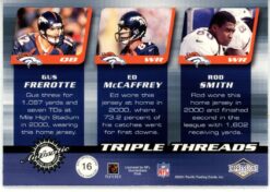 Denver Broncos 2001 Triple Threads Gus Frerotte Ed McCaffrey Rod Smith #16 55917