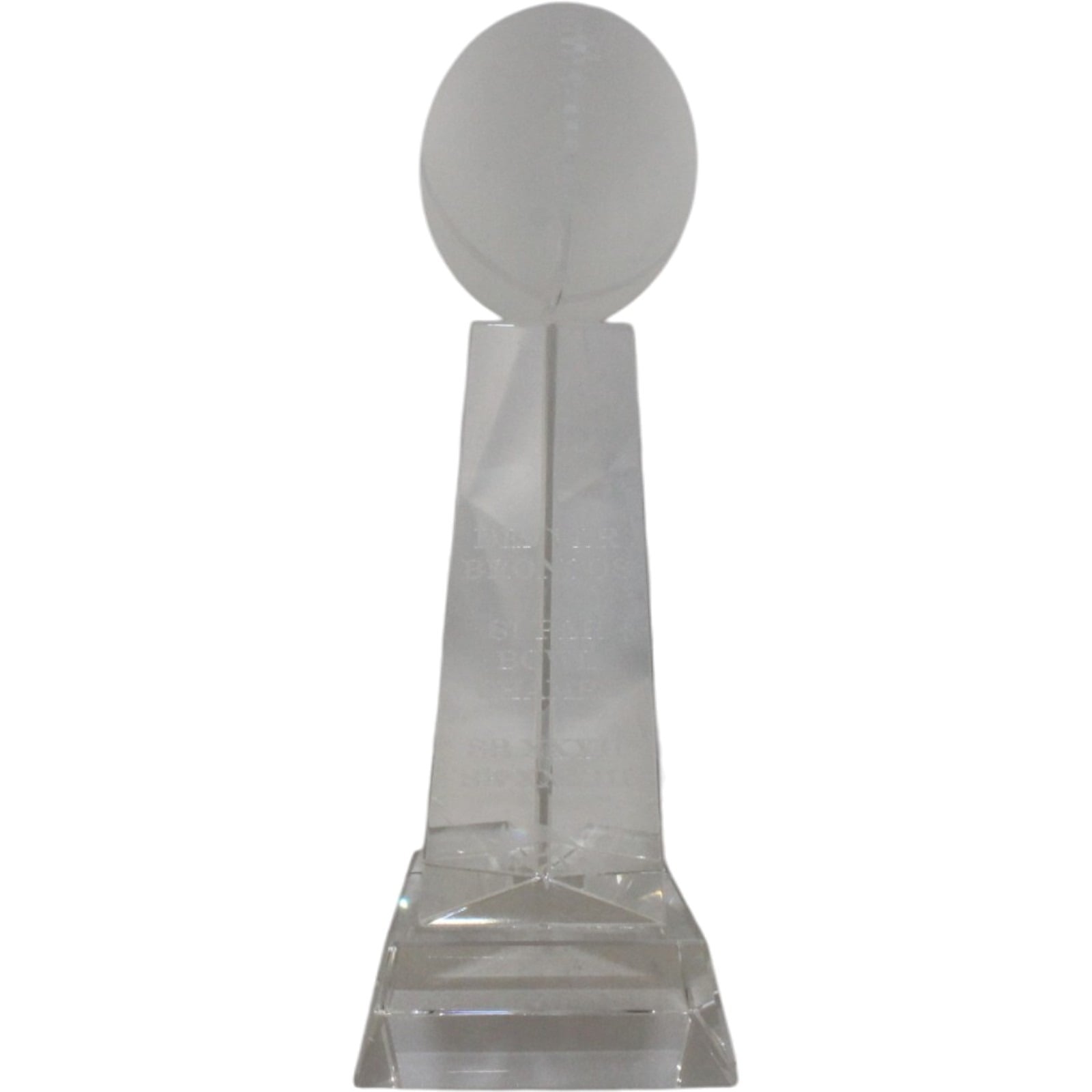 Denver Broncos Super Bowl Champs XXXII & XXXIII Crystal 8" Lombardi Trophy 57832